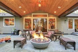 Patio furniture is certainly growing in popularity these days. Outdoor Fire Pit Construction Year Round Backyard Fun In Okc