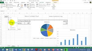 macro to create charts in excel