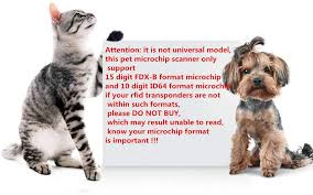 The american veterinarian medical association (avma) recommends chips using the 134.2 khz frequency. Amazon Com Manruta 134 2khz Pet Id Microchip Scanner And Reader Support Fdx B Iso 11784 11785 Standard Microchip With 10 Or 15 Digit Id Numbers Do Not Read 9 Id Number Pet Supplies