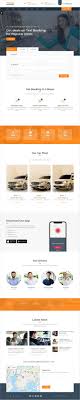 Prime Cab Taxi Car Booking Paypal Template Sticky Navigation Amazing Website Designs Testimonials Layout