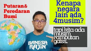 Bumi berputar pada paksinya yang mempunyai kecondongan sudut 23 1/2 pada satah tegak. Geografi Kssm T2 B3 Pengaruh Pergerakan Bumi Terhadap Cute766