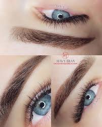 A method of permanent makeup for the eyebrows. Ombre Eyebrows Havy Tran