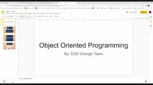 Canvas for details about when and where the exam will be written. Intro To Object Oriented Programming Youtube