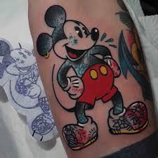 Disney mickey mouse and minnie mouse temporary tattoos party favors pack ~ bundle includes 140 disney minnie tattoos and 50 mickey mouse stickers for kids toddlers boys girls. Inked Mickey Mouse Tattoo Best Tattoo Ideas Gallery