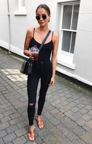Trendy All Black Casual Outfit Black Casual Outfits Black Summer Outfits Fashion