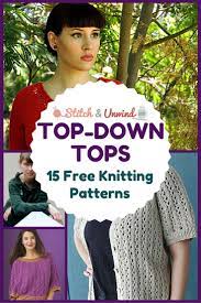 Peverly cardigan free knitting pattern. Top Down Tops 15 Free Knit Top Patterns Stitch And Unwind Knit Top Patterns Knit Top Pattern Free Free Knitting Patterns For Women