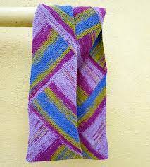 Each pattern is perfect for the newbie or advanced beginner who is looking to learn new techniques. Just Crafty Enough Diagonal Scarf Pattern Notes