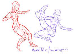 What's the best way to draw fight poses? Images Of Dynamic Anime Girl Pose Reference