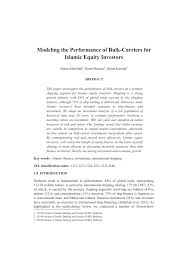 This mod changes the following: Pdf Modeling The Performance Of Bulk Carriers For Islamic Equity Investors