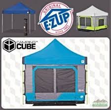 Ez Up Vantage Instant Shelter And Camping Cube 6 Package Entry Mats Comfortable Camping Cube