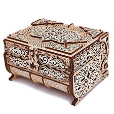 Build your own mechanical puzzle box with this diy kit from ugears. Wood Trick Treasure Box 3d Wooden Puzzle For Adults And Kids To Build Cute Neat Design With Shimmering Crystals Store Your Jewelry Diy Gift Box Wood Model Kit Pricepulse