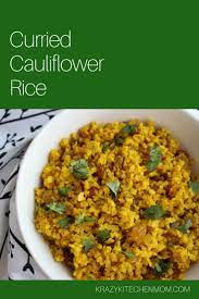 Curried Cauliflower Rice Recipe Cauliflower Curry Indian Food Recipes Cauliflower Rice
