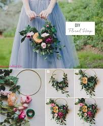 You can use ribbon, lace or other trims you like to wrap up your wedding bouquet. Diy Silk Flower Hoop Bouquet Bridesmaid Flowers Diy Wedding Bouquet Bridesmaid Bouquet