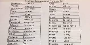 168 authors starting with l This Guide Will Help You Pronounce Common Louisiana Last Names And It S Genius French Last Names Cajun Names Louisiana