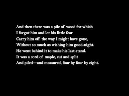 The Wood Pile By Robert Frost Read By Robert Farnsworth Wood Pile Robert Frost Reading