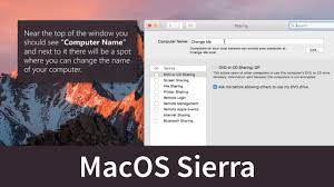 Every mac computer has a name. Macos Sierra Learn How To Change Your Mac S Computer Name Youtube