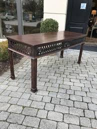 19th Century English Pierced Fretwork Mahogany Serving Table For Sale 6 Serving Table Table Dining Table
