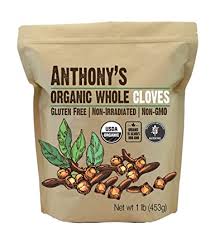 Ground cloves can be used in similar ways as cinnamon and ginger and can be used to flavor applesauce, oatmeal, muffins, and cookies. Amazon Com Anthony S Organic Whole Cloves 1 Lb Gluten Free Non Gmo Non Irradiated Keto Friendly Grocery Gourmet Food