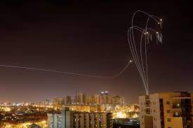 Footage as the gaza factions attempt to disrupt the precision israeli defenses with overwhelming rocket attacks over main population. How Does Israeli Iron Dome Missile Defense System Work