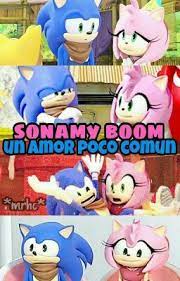 Sonamy Boom Un Amor Poco Comun Sonic Y Amy Sonamy Comic Fotos Graciosas De Sonic