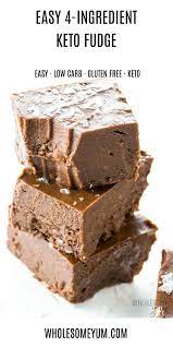 Easy Keto Fudge Recipe With Cocoa Powder This Easy Keto Fudge Recipe Needs Just 4 Ingredients And 10 Minutes Fudge Recipes Fudge Recipe With Cocoa Keto Fudge