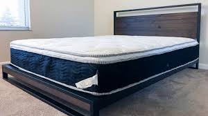 I received this zinus suzanne metal and wood platform bed with headboard, multiple sizes and colors from the walmart spark reviewer program to use and review. Zinus Suzanne Metal And Wood Platform Bed Review Youtube