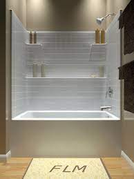 Tub And Shower One Piece Bathroom Tub Shower Combo Bathroom Tub Shower Bathtub Shower Combo