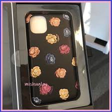 Coach iphone 11 case flowers. Shop Coach Flower Patterns Leather Iphone 11 Pro Max Iphone 11 By Mishuglay Buyma