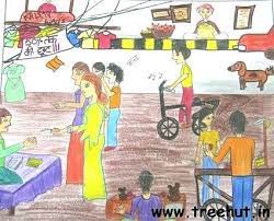 Check spelling or type a new query. How To Draw A Market Scenery Market Scene Child Art Have You Ever Wanted To Try Landscape Drawing Adenaeigo