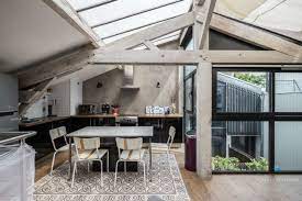 unique french atypical lofts with history decoholic architect house mini loft office interiors