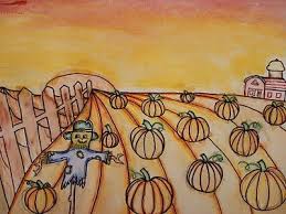 Both options offer an amazing pumpkin patch, a huge corn maze, a giant hay stack, farm animals, and so much more! One Point Perspective Pumpkin Patch Landscape Middle School Art Projects Perspective Art School Art Projects