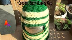 This free crochet monkey hat pattern is perfect for the little monkey in your life. Crochet Baby Cap Monkey Cap Hindi Youtube