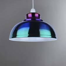 Iridescent Pendant Ceiling Light Shade Modern Rainbow Mermaid Style Lighting Ceiling Pendant Lights Ceiling Light Shades Lighting Collections