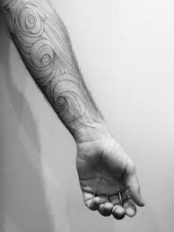 Tatouage Temporaire Jagua Avant Bras Homme Vague Geometrique Tatouage Avant Bras Tatouage Tatouage Temporaire