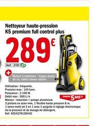 Offre Nettoyeur Haute Pression K5 Premium Full Control Plus Karcher Chez Brico Depot