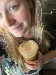 Coffee with 2 of my favorite people 😊 Don't mind the mess I'm a horrible  housewife 🤣