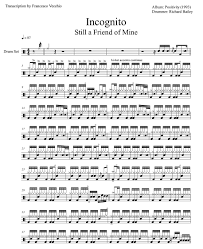 Incognito Still A Friend Of Mine Drum Sheet Music Drums Sheet Sheet Music Drum Sheet Music