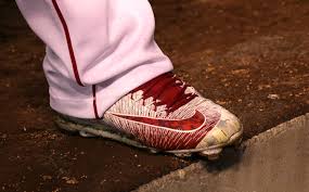 A huge #boltnation thank you to @miketrout & @nikediamond for the awesome cleats & hats!! What Pros Wear Mike Trout S Nike Zoom Trout 3 Cleats What Pros Wear
