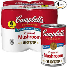Campbells soup commercial, fully loaded. Amazon Com Campbell S Condensed Cream Of Mushroom Soup 10 5 Oz Can 4 Count Grocery Gourmet Food