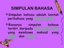Maybe you would like to learn more about one of these? Simpulan Bahasa Tahun 5