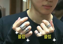 Jimins Hands And Rings How To Wear Rings Diamond Fashion Jewelry Rings