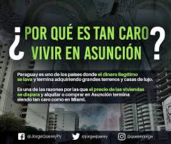 Ahorra tiempo y dinero con latam. Dr Jorge Querey No Twitter Por Que Es Tan Caro Vivir En Asuncion Paraguay Es Uno De Los Paises Donde El Dinero Ilegitimo Se Lava Y Termina Adquiriendo Grandes Terrenos