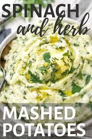 Mashed Potatoes With Spinach Potatoes Mashed Potatoes Chicken Pasta Recipes