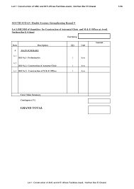 Bill of quantities excel template is a template which can be used to create reports based on a range of financial data from a company or a single financial item. 2