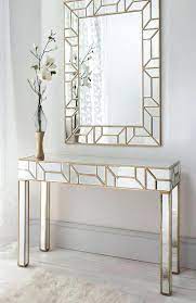 Mirrored noelle 47.5'' console table. Hall Table And Mirror Set Console Entryway Foyer Mirrored Console Table Mirror Console Table Contemporary Console Table