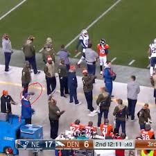 Watch Brock Osweiler Hit Someone On The Sideline In The Head With A Pass Pats Pulpit