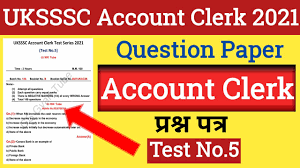 Here is a list of 5 ideas related to accounting for you: Uksssc New Vacancy 2021 Uksssc Lekha Lipik Previous Year Question Paper Account Clerk Test No 5 Youtube