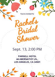 Create this template for free. Bridal Shower Invitation Template Free Jpg Illustrator Word Outlook Apple Pages Psd Publisher Template Net