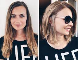 Langes haar kurzes haar vorher nachher kurz. Haare Ab Warum Du Dir Einen Longbob Gut Uberlegen Solltest Babyeckchen Mama Blog Longbob Frisuren Feines Haar Haare Ab Frisuren