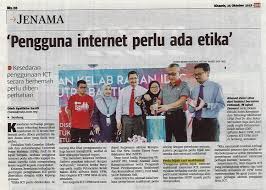Jaringan internet dapat diakses publik yang mengirimkan data menggunakan standar protokol internet (ip). Pengguna Internet Perlu Ada Etika Universiti Putra Malaysia